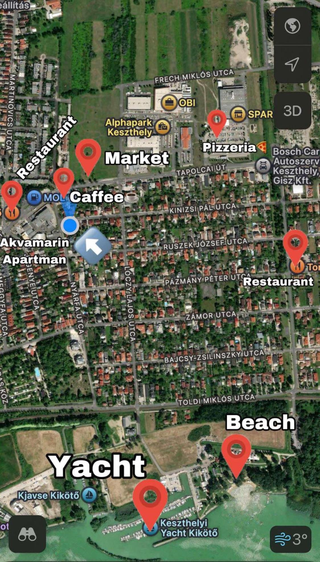 Akvamarin Apartman Keszthely Esterno foto